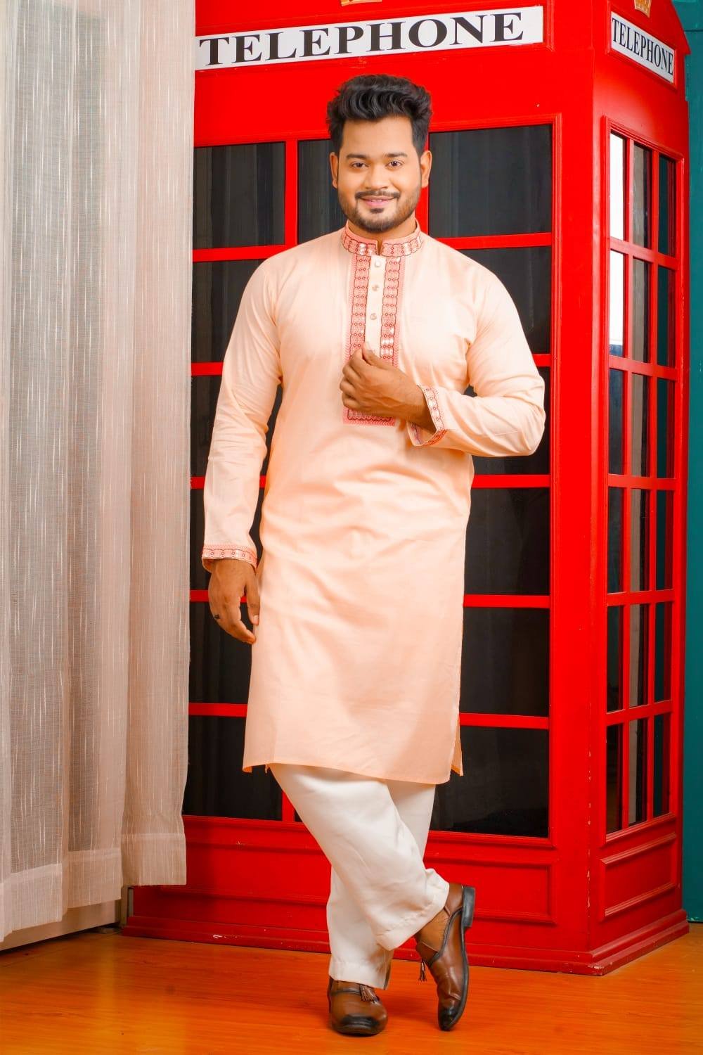 প্রিমিয়াম সিকুয়েন্স এম্ব্রয়ডারি পাঞ্জাবি